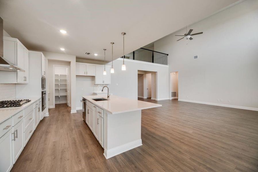 Furnished interior view inside a new home in Sutton Fields, Celina (Image 13).