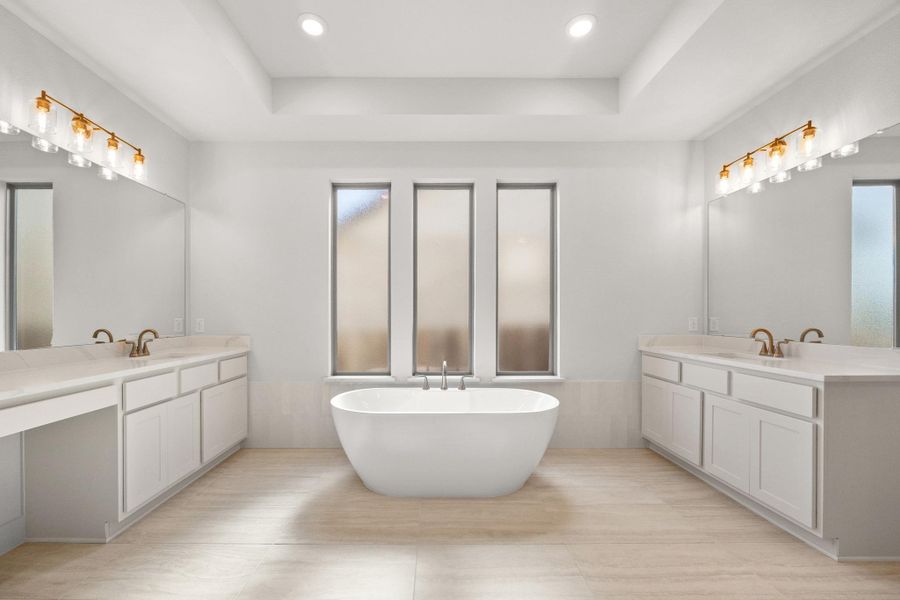 Furnished interior view inside a new home in Santa Rita Ranch, Liberty Hill (Image 4).