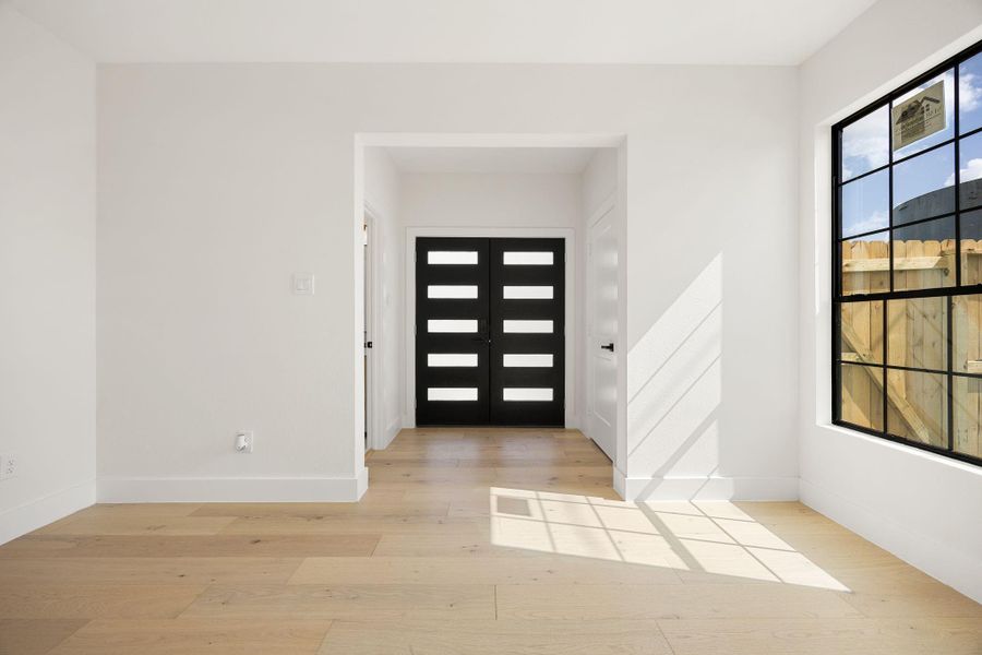 Welcoming foyer with abundant natural light.