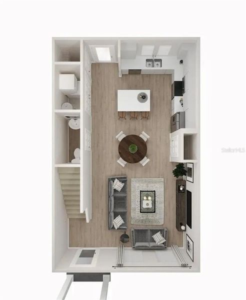 2D floor plan layout of this home in , St. Johns, FL (Image 3).