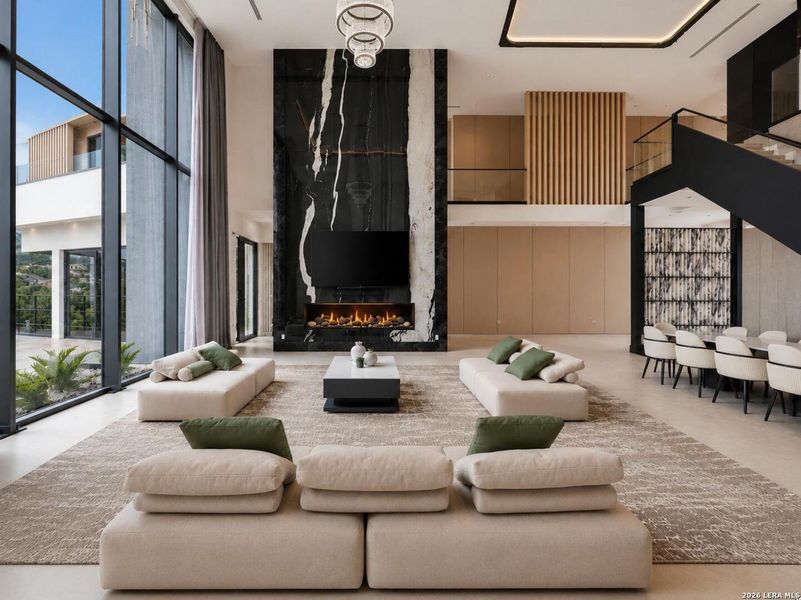 Furnished interior view inside a new home in , San Antonio (Image 8).