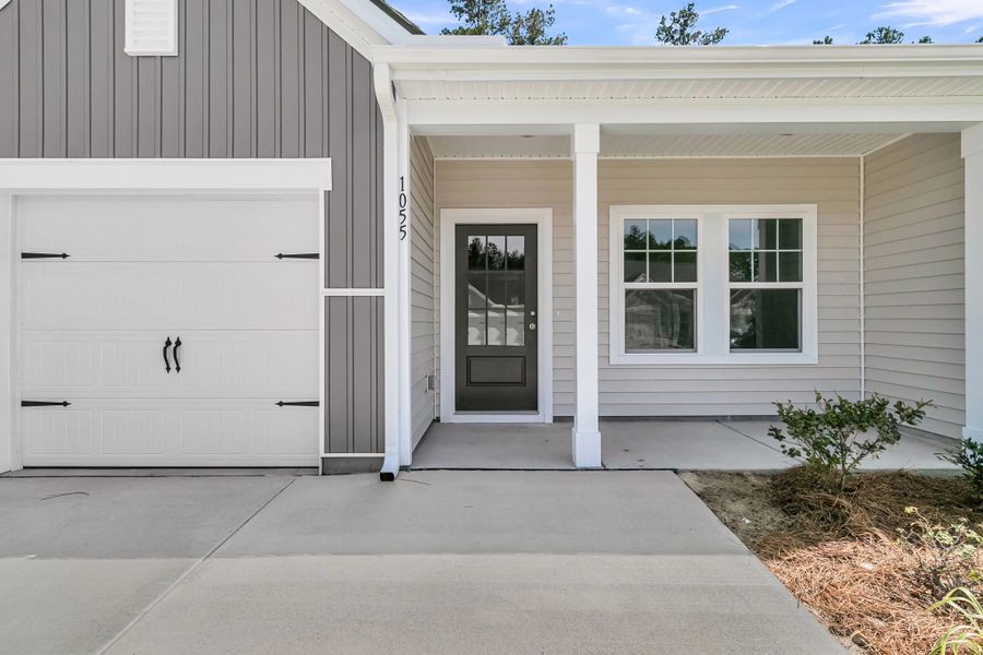 Exterior details and patio area of a home in Hammock Walk at Nexton, Summerville (Image 3). Exterior details and patio area of a home in Hammock Walk at Nexton, Summerville (Image 3).