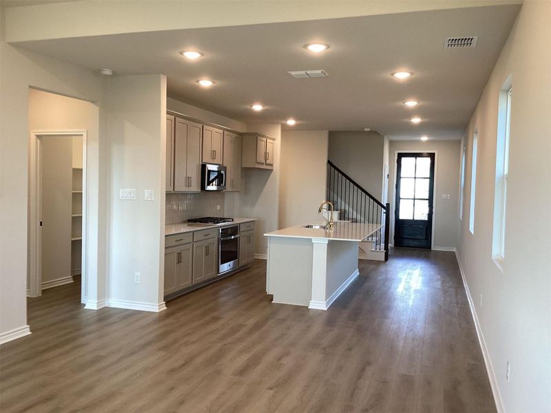 Furnished interior view inside a new home in Lariat, Liberty Hill (Image 10).