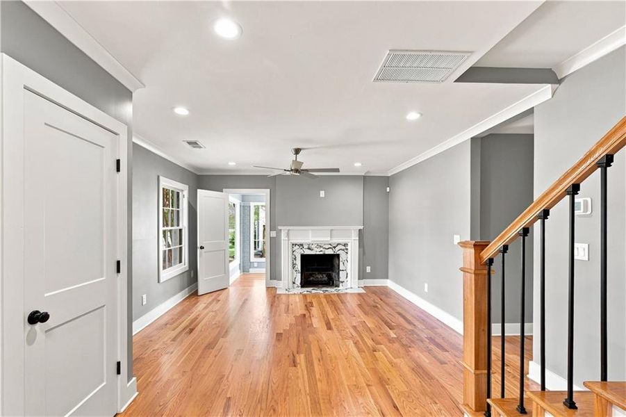 Spacious, unfurnished interior of a new home in , Atlanta (Image 52). Spacious, unfurnished interior of a new home in , Atlanta (Image 52).