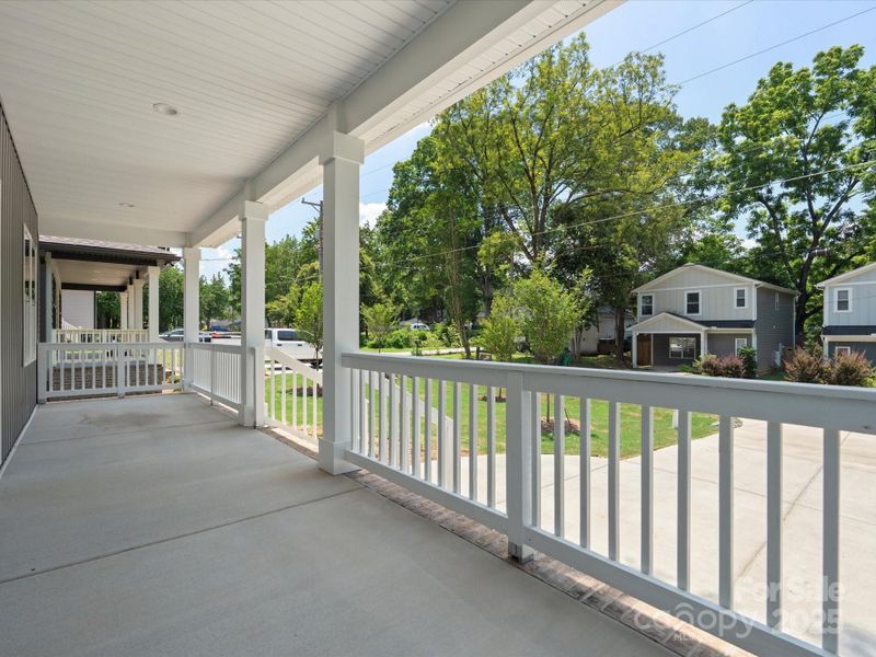 Exterior details and patio area of a home in , Charlotte (Image 3).