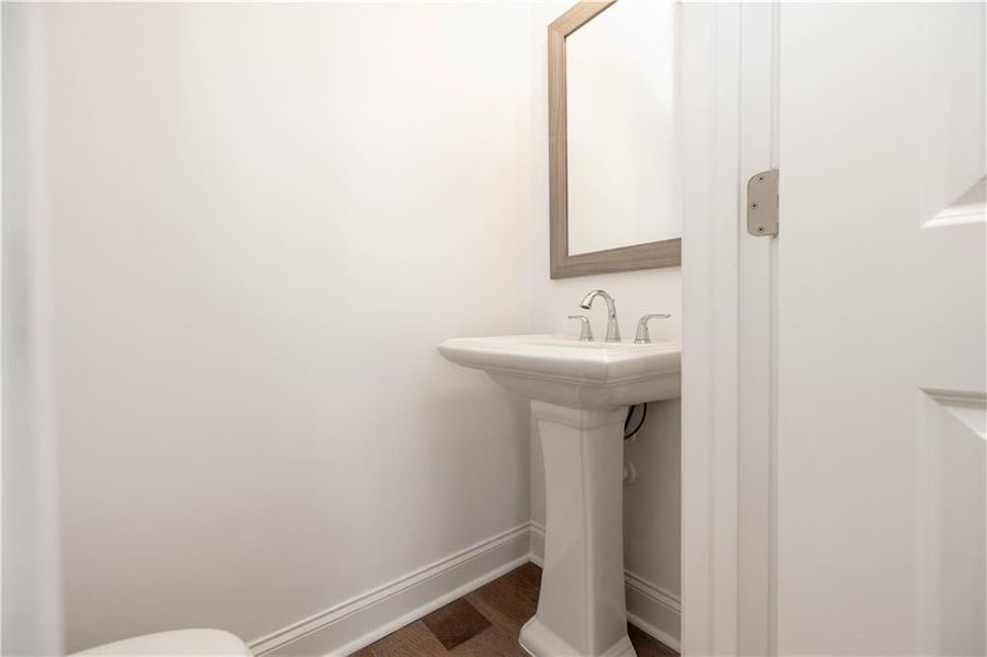 ust off the sunroom is a powder room for when you have