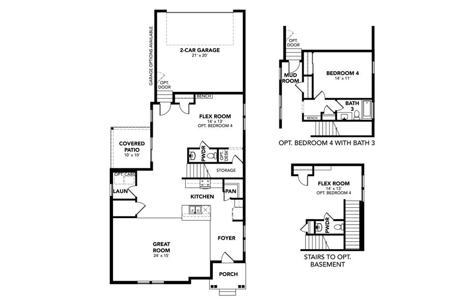 2D floor plan layout of this home in Windler Single Family Homes, Aurora, CO (Image 4). 2D floor plan layout of this home in Windler Single Family Homes, Aurora, CO (Image 4).