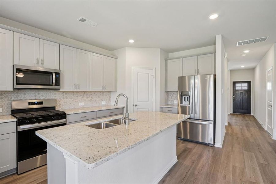Furnished interior view inside a new home in Westmoor, Sherman (Image 8).