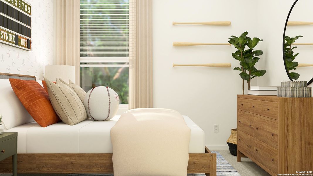 Furnished interior view inside a new home in Navarro Ranch, Seguin (Image 17).