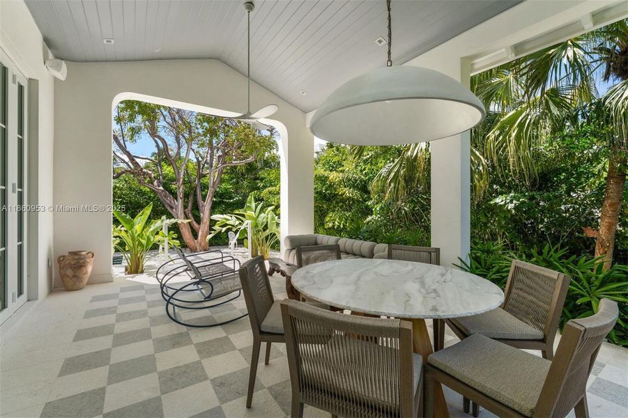 Furnished interior view inside a new home in , Key Biscayne (Image 6). Furnished interior view inside a new home in , Key Biscayne (Image 6).