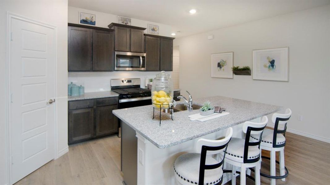 Furnished interior view inside a new home in Bel Air Village, Sherman (Image 22).