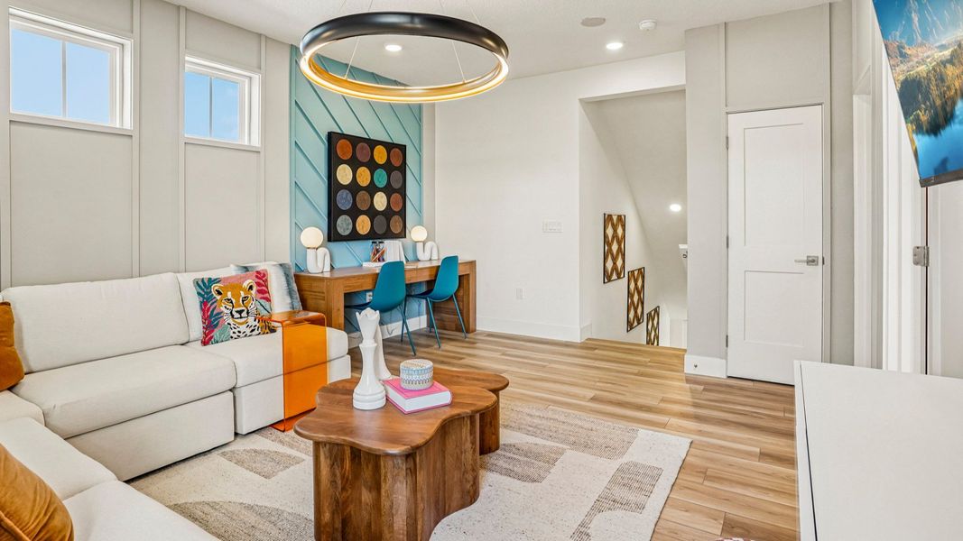 Representative furnished interior of a home built from the Oleander by DRB Homes in Haven at Diamond Springs, Jacksonville (Image 10).