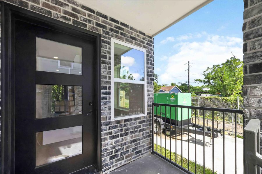 Exterior details and patio area of a home in , Houston (Image 3). Exterior details and patio area of a home in , Houston (Image 3).