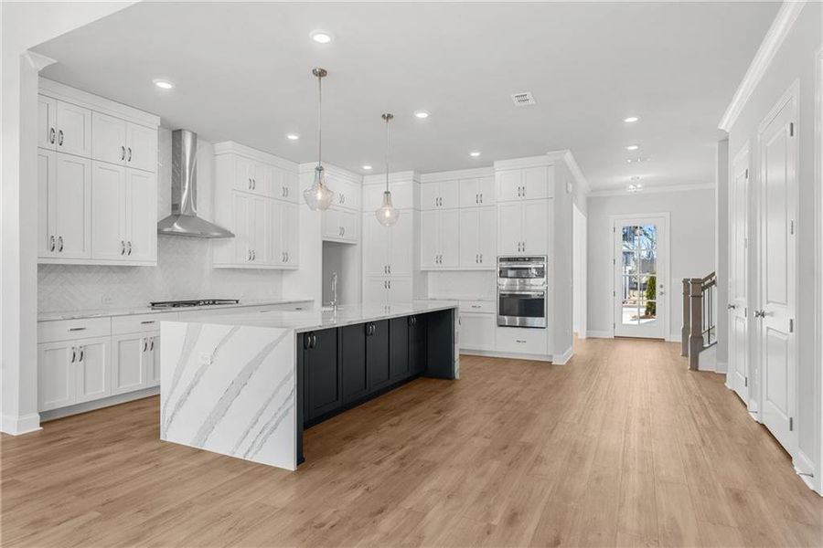 Furnished interior view inside a new home in Promenade at Sawnee Village, Cumming (Image 8).
