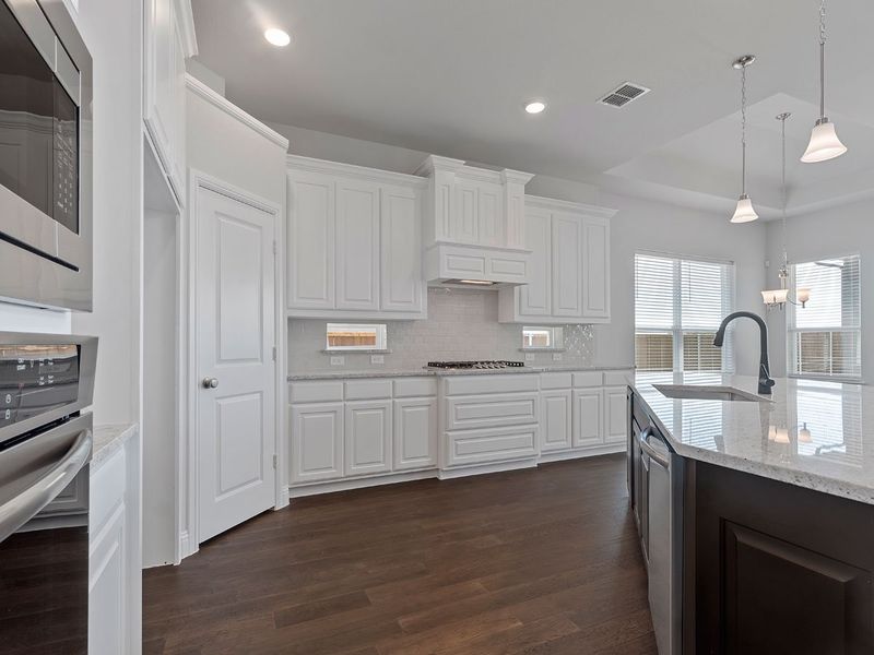 Representative furnished interior of a home built from the Weston by Landon Homes in Lexington Frisco, Frisco (Image 13).