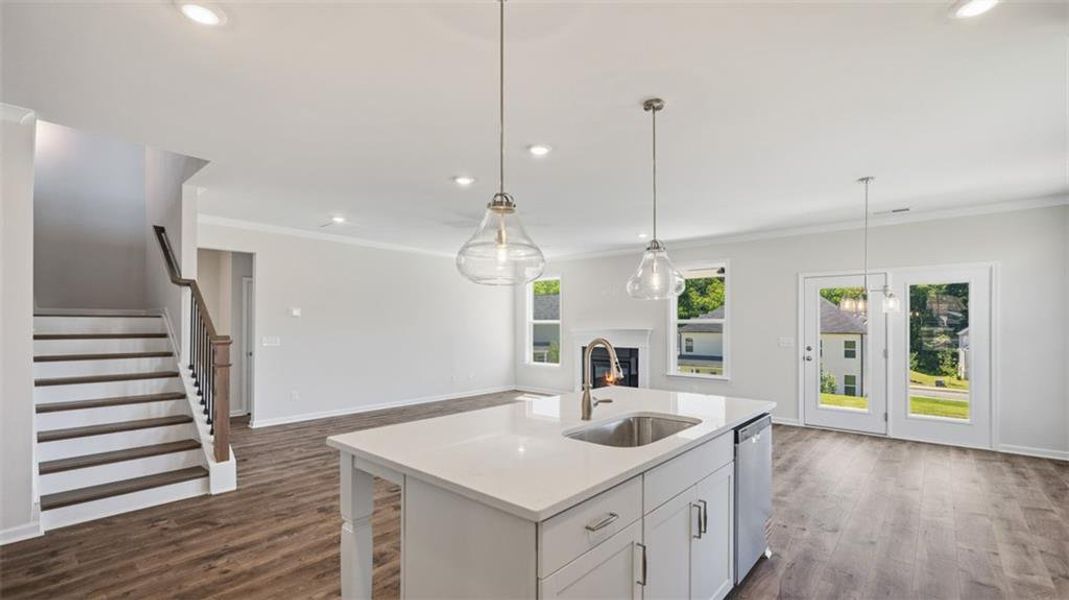 Furnished interior view inside a new home in The Gates at Pates Creek, Hampton (Image 12). Furnished interior view inside a new home in The Gates at Pates Creek, Hampton (Image 12).