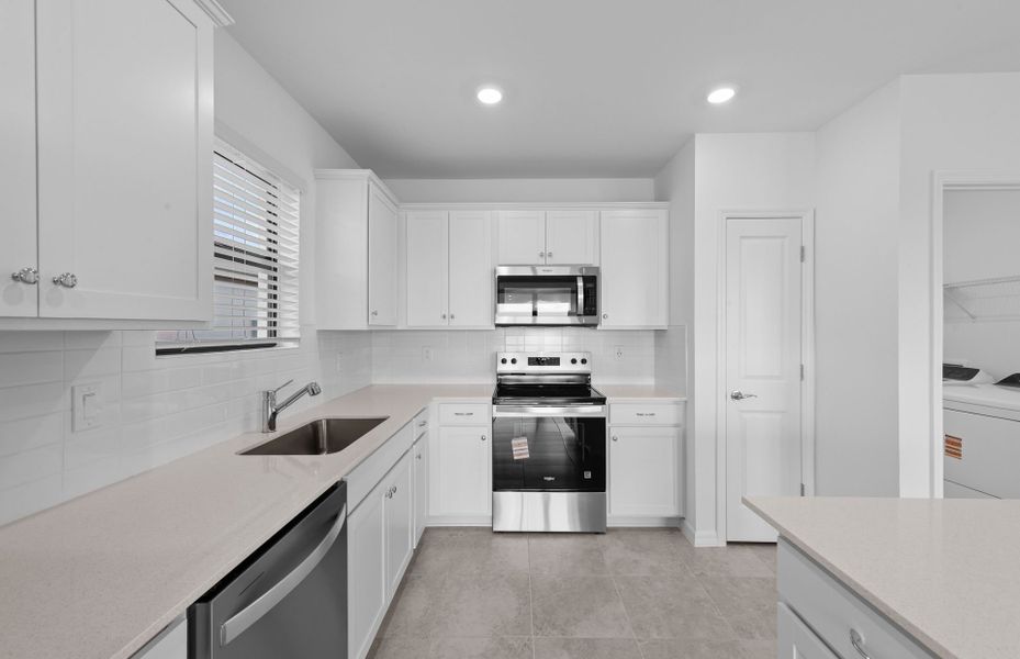 Chef-inspired kitchen with designer finishes Chef-inspired kitchen with designer finishes