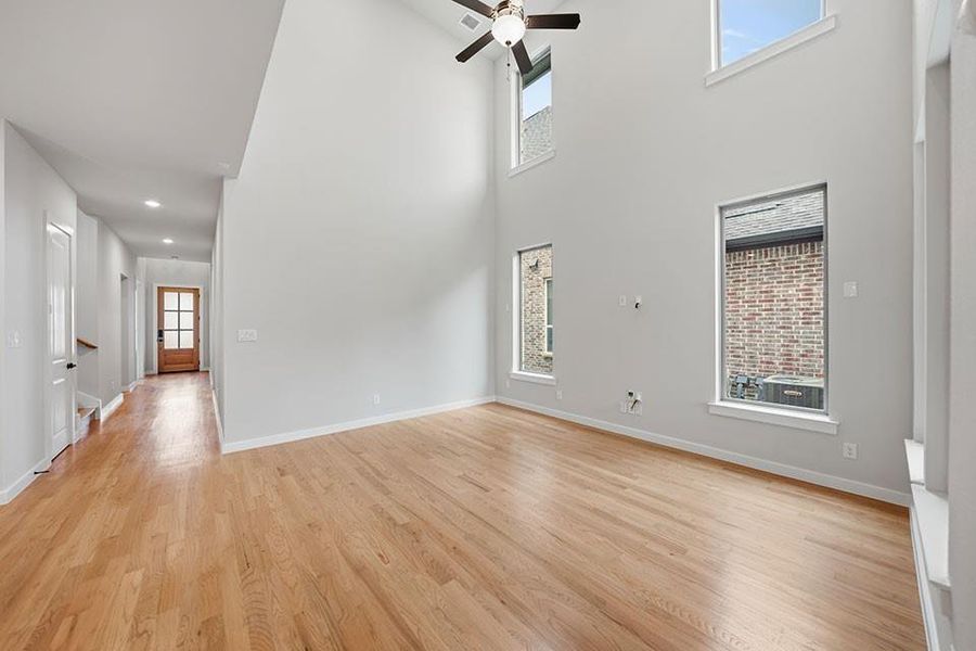 Spacious, unfurnished interior of a new home in Light Farms Brenham - 40' Lots, Celina (Image 30). Spacious, unfurnished interior of a new home in Light Farms Brenham - 40' Lots, Celina (Image 30).