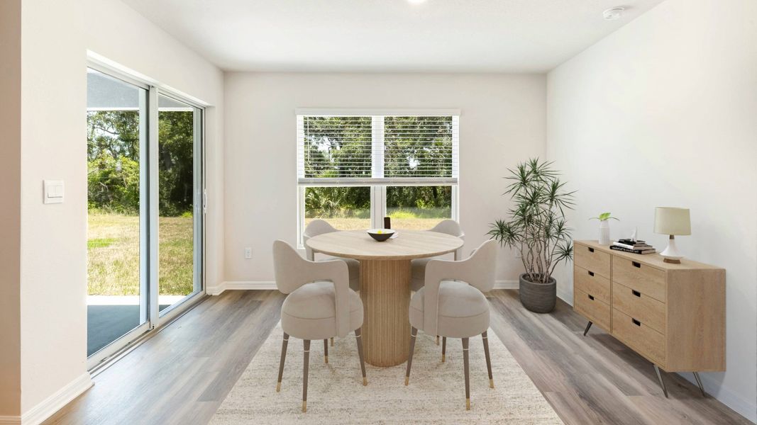 Representative furnished interior of a home built from the Aria by D.R. Horton in Oakfield Lakes, Parrish (Image 11).