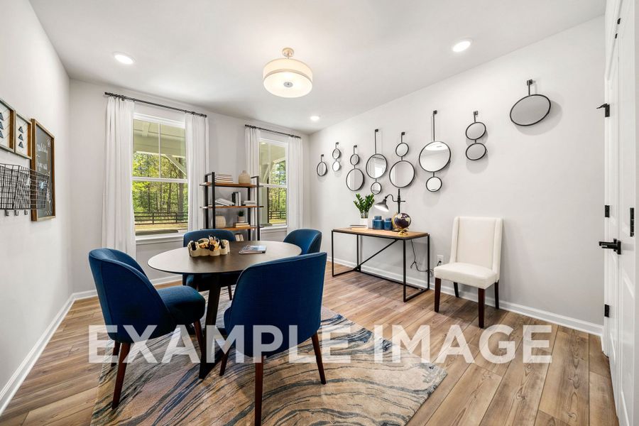 Representative furnished interior of a home built from the The Hickory B by Davidson Homes LLC in Cedar Farms, Winder (Image 19).