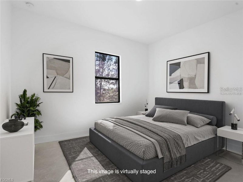 Furnished interior view inside a new home in , Cape Coral (Image 7).