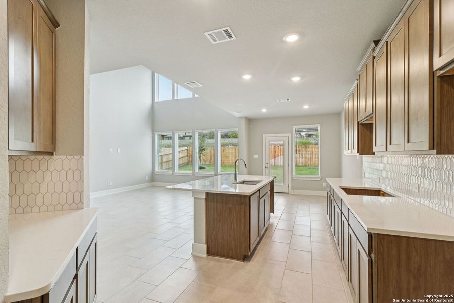 Furnished interior view inside a new home in Sagebrooke - Classic Series, San Antonio (Image 12). Furnished interior view inside a new home in Sagebrooke - Classic Series, San Antonio (Image 12).