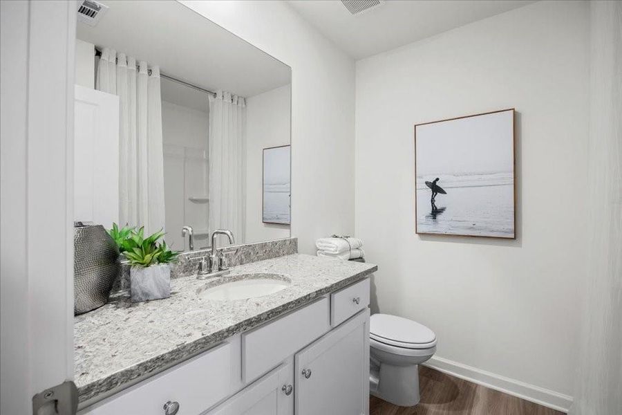 Furnished interior view inside a new home in Old Salem Crossing, Conyers (Image 22).