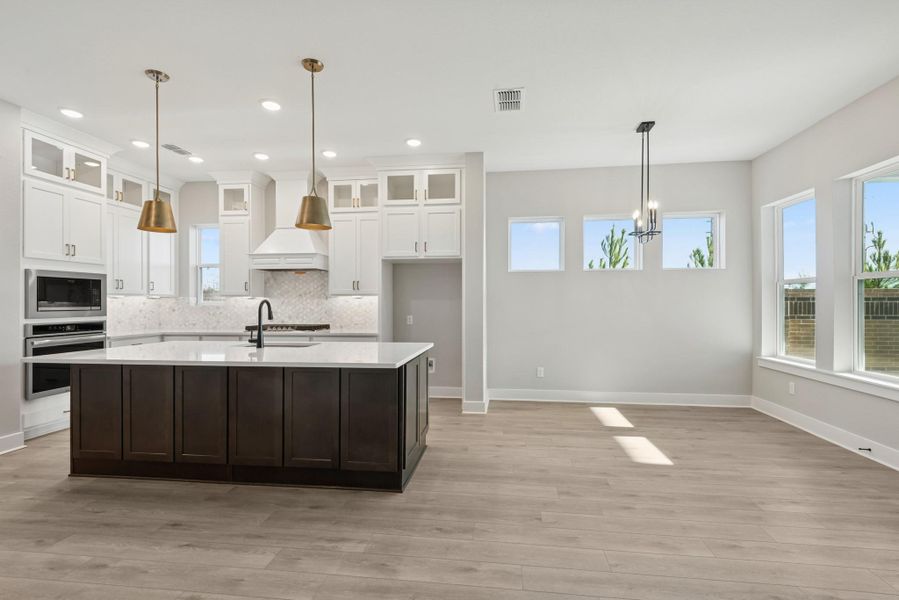 Furnished interior view inside a new home in , Katy (Image 7).