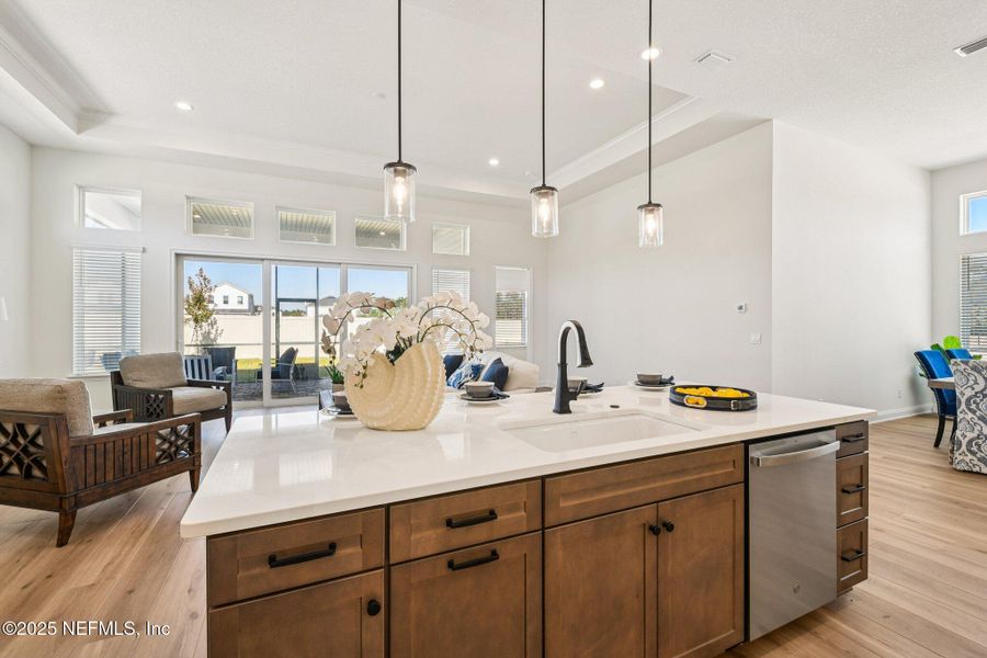 Furnished interior view inside a new home in Seabrook Village II, Ponte Vedra (Image 14). Furnished interior view inside a new home in Seabrook Village II, Ponte Vedra (Image 14).