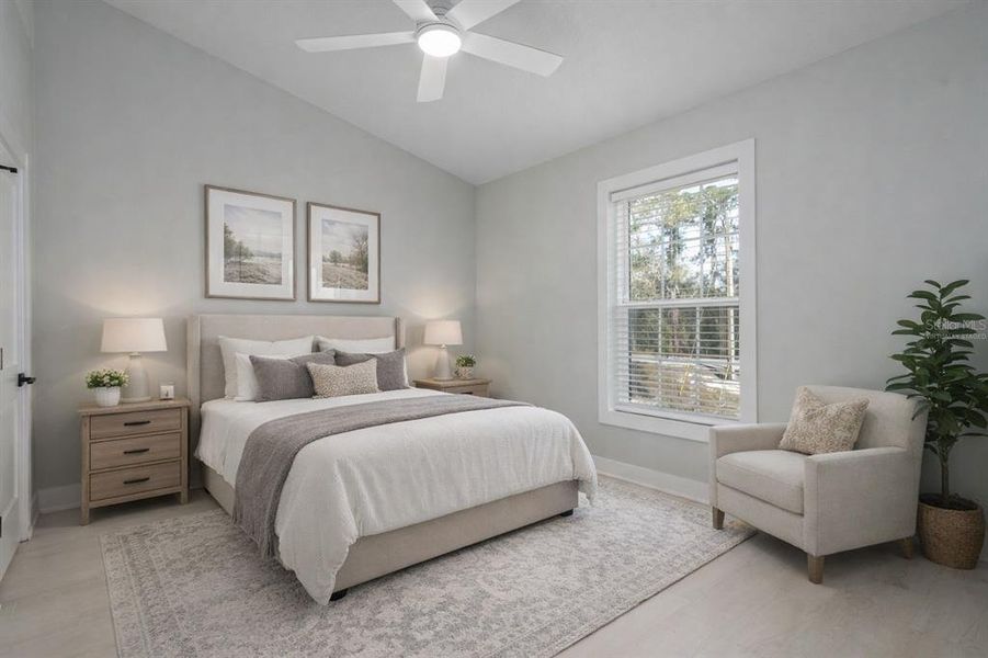 Furnished interior view inside a new home in , Webster (Image 14).