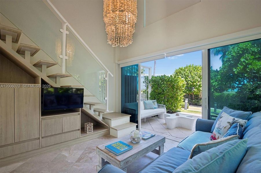 Furnished interior view inside a new home in , Miami Beach (Image 9).