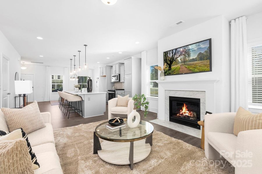 Furnished interior view inside a new home in Stonebridge Fairways, Monroe (Image 10).