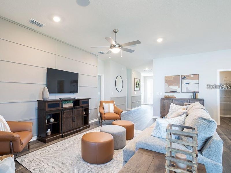 Furnished interior view inside a new home in , Davenport (Image 4). Furnished interior view inside a new home in , Davenport (Image 4).