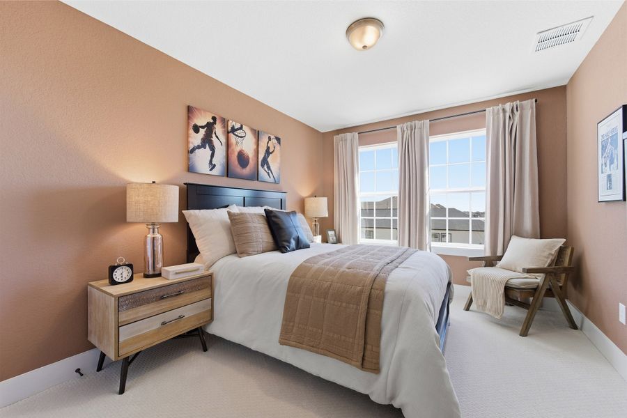 Furnished interior view inside a new home in Infinity Square, Kyle (Image 62).