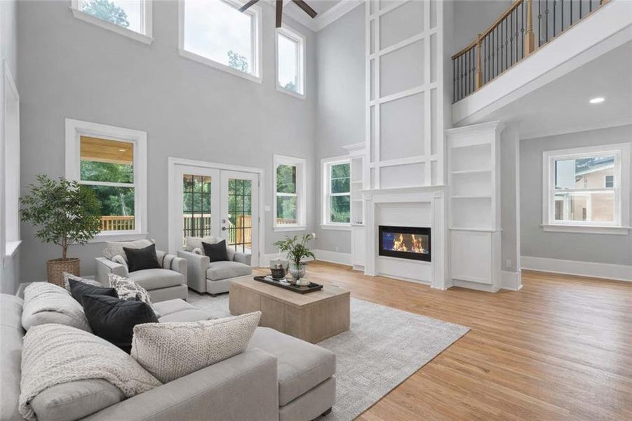 Furnished interior view inside a new home in , Fairburn (Image 8). Furnished interior view inside a new home in , Fairburn (Image 8).