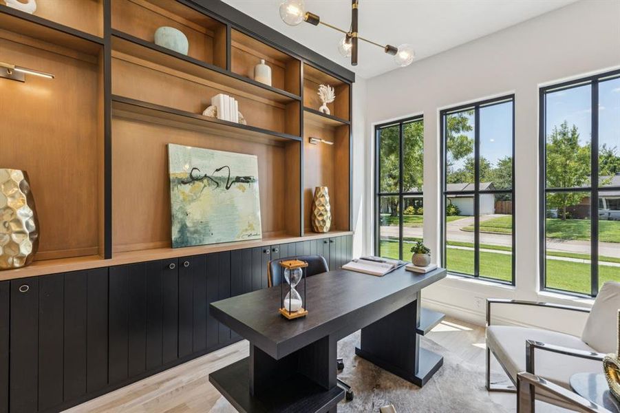 Furnished interior view inside a new home in , Dallas (Image 16).