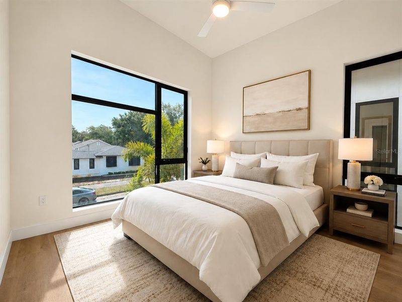 Furnished interior view inside a new home in , St. Petersburg (Image 11).