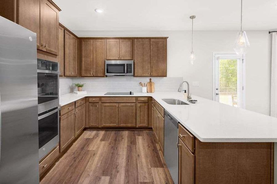 Furnished interior view inside a new home in The Woodlands Preserve, Jackson (Image 10).