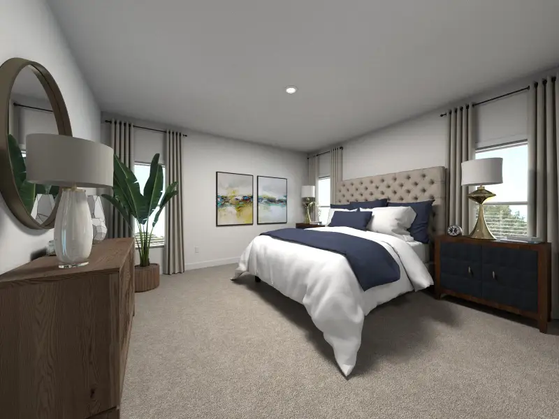 Furnished interior view inside a new home in Greystone - Ridge Series, Smyrna (Image 5).