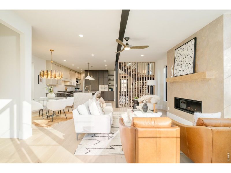 Furnished interior view inside a new home in , Denver (Image 32).