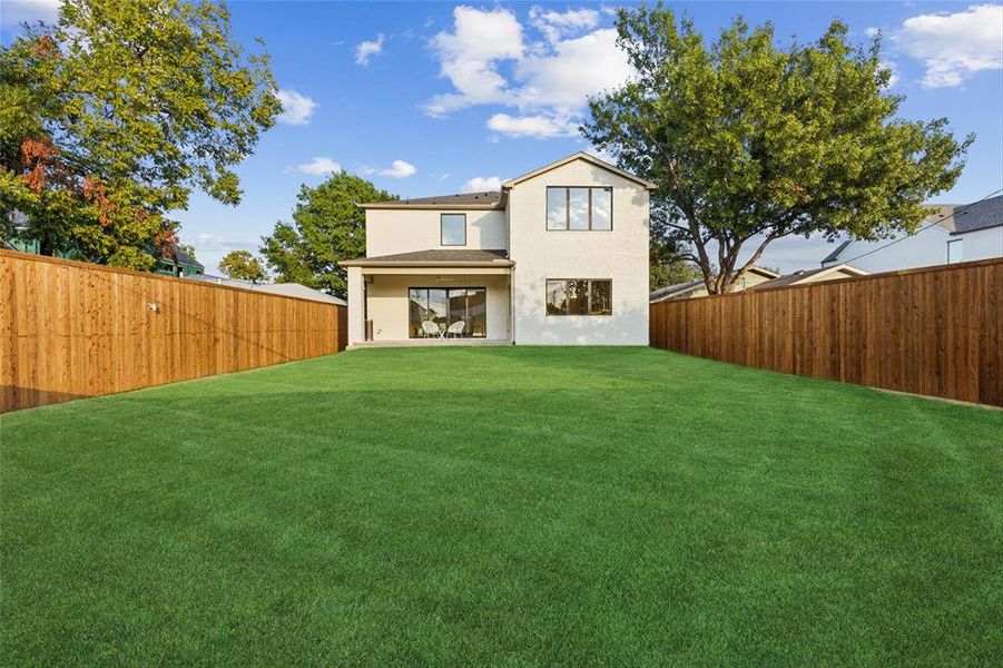 Oversized Backyard with Space for a Pool