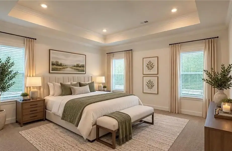 Furnished interior view inside a new home in , Villa Rica (Image 11).