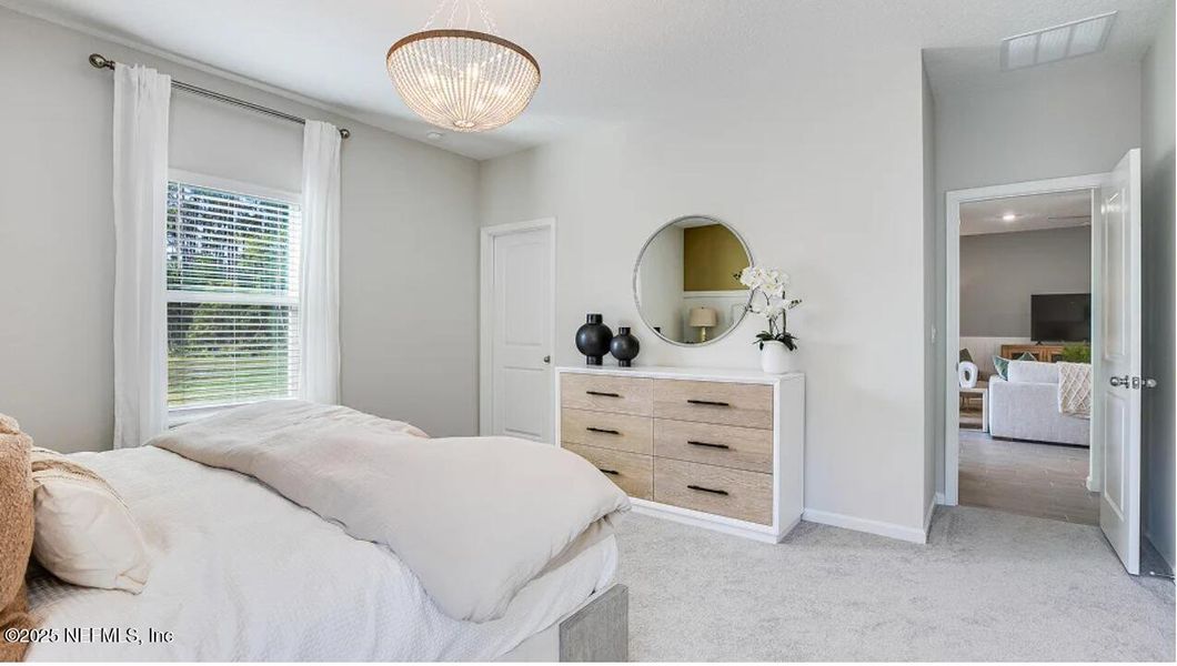 Furnished interior view inside a new home in Saddle Oaks: Saddle Oaks 50s, Jacksonville (Image 10).