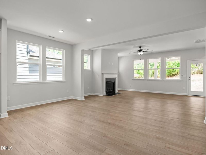 Spacious, unfurnished interior of a new home in Sage on North Main, Wake Forest (Image 14). Spacious, unfurnished interior of a new home in Sage on North Main, Wake Forest (Image 14).