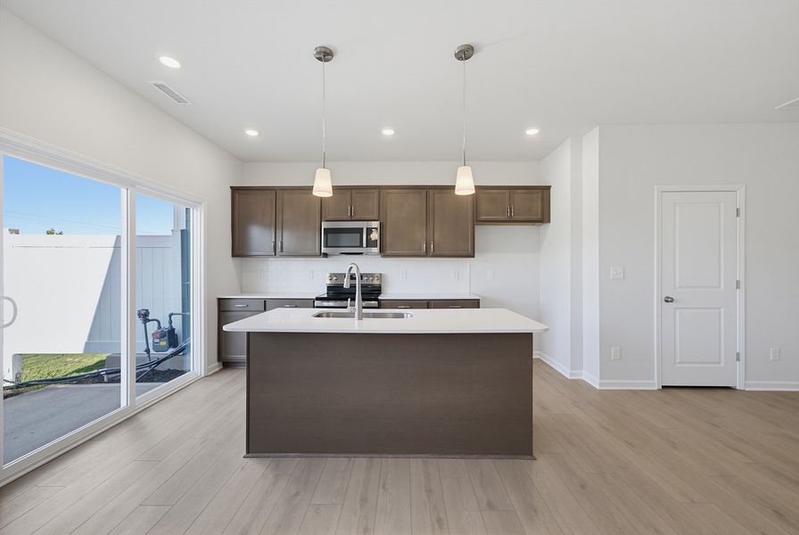 Furnished interior view inside a new home in Sweetbrier, Durham (Image 7).