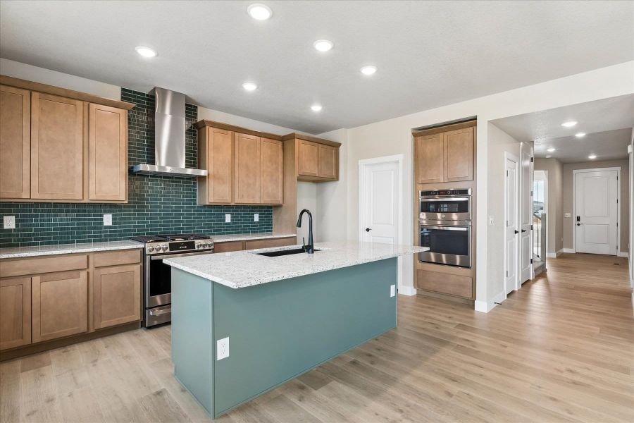 Furnished interior view inside a new home in Aspen Meadows, Colorado Springs (Image 8).