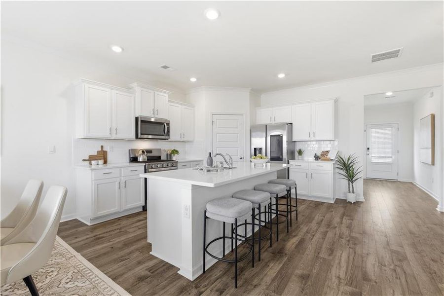 Furnished interior view inside a new home in Independence, Loganville (Image 15).