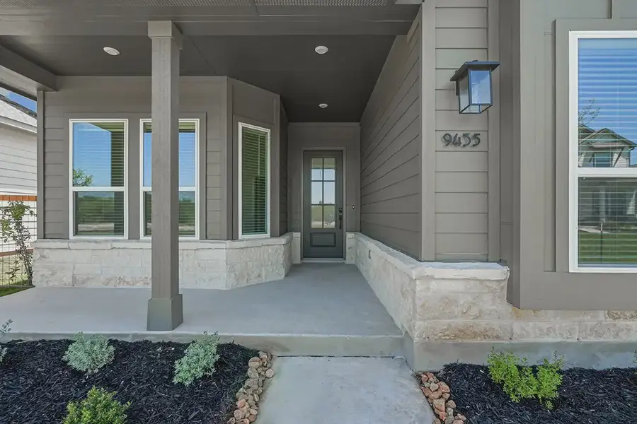 Exterior details and patio area of a home in The Crossvine, Schertz (Image 3). Exterior details and patio area of a home in The Crossvine, Schertz (Image 3).