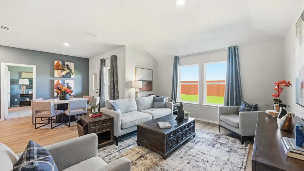 Furnished interior view inside a new home in Longhorn Estates, Fort Worth (Image 15).