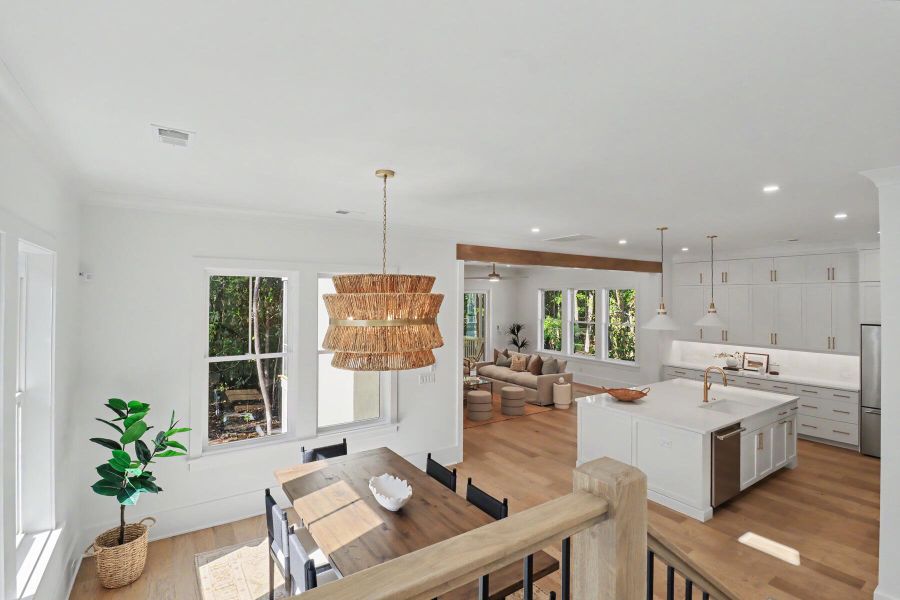 Furnished interior view inside a new home in The Preserve at Pennys Creek, Johns Island (Image 13). Furnished interior view inside a new home in The Preserve at Pennys Creek, Johns Island (Image 13).